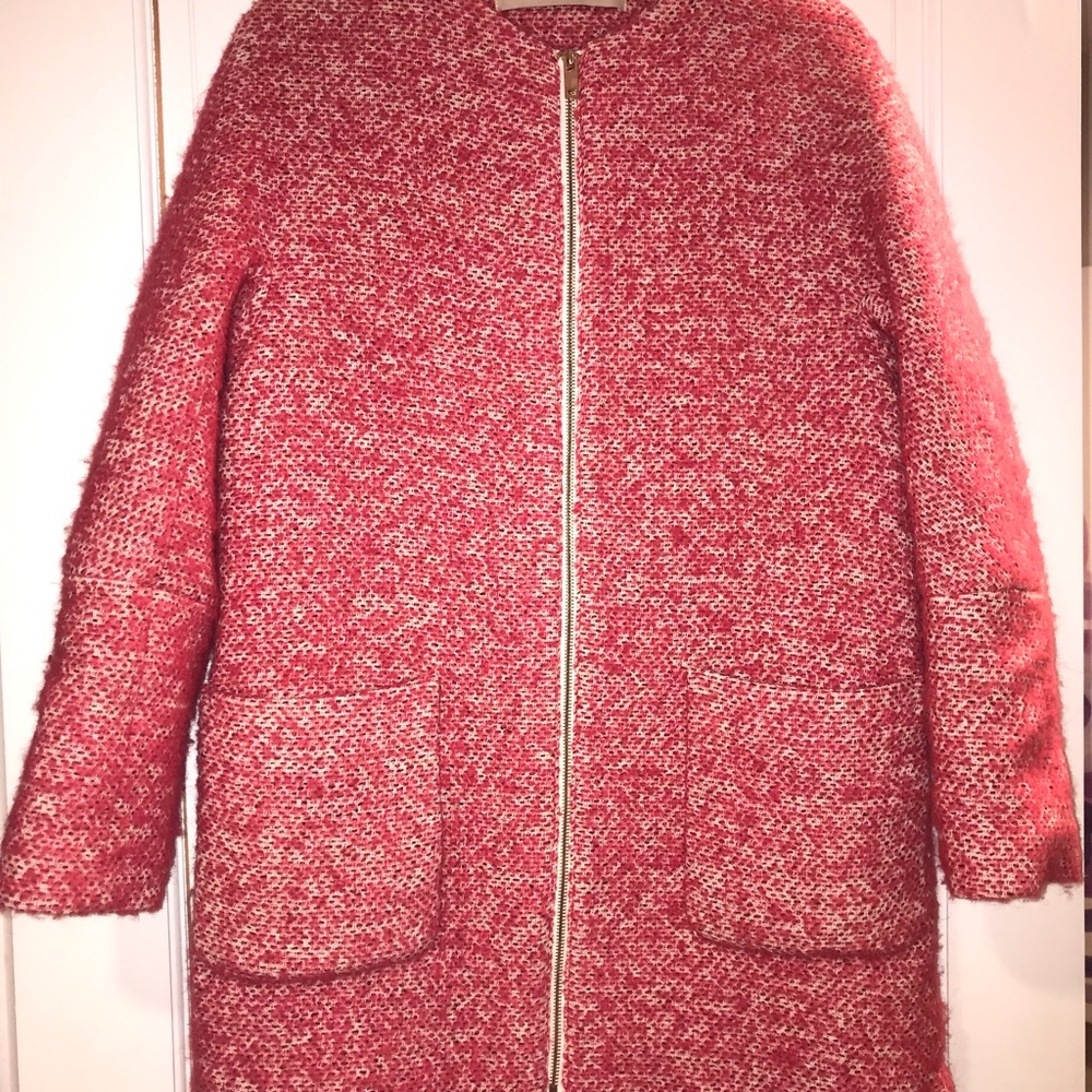 Pink Zara coat